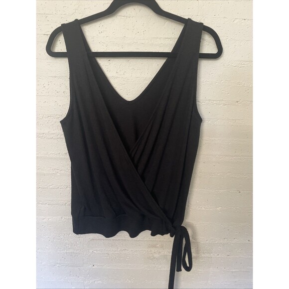 Gap Tank, Tie, Low Back, Black, Petite Small - Picture 2 of 4